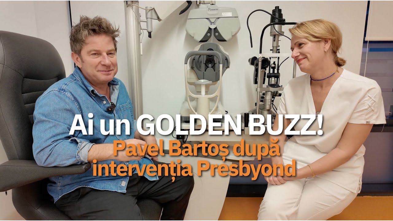 Pavel Bartoș a scăpat de ochelari: Operația cu laser Presbyond