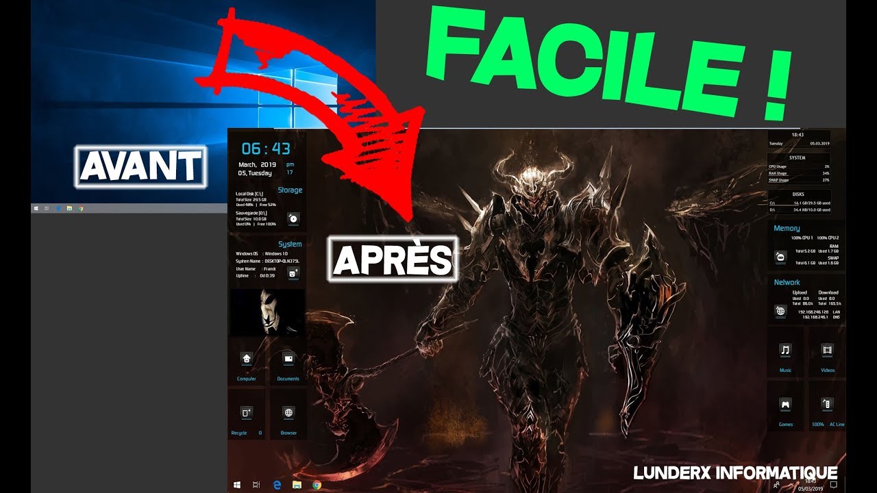 Tuto Complet Comment Personnaliser Le Bureau Windows 8 10 Lunderx Informatique