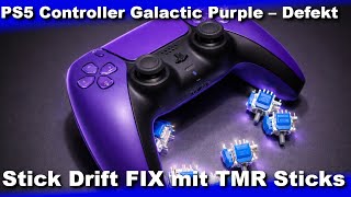 PS5 Controller Galactic Purple – Defekt?! | Stick Drift FIX mit TMR Sticks