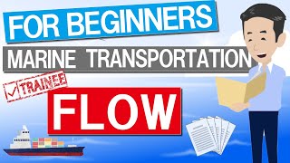 Explained Sea Shipment/Marine Transportation flow for Beginners.