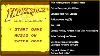 Indiana Jones And The Last Crusade Gb Soundtrack In Full Hd & 320 Kbps