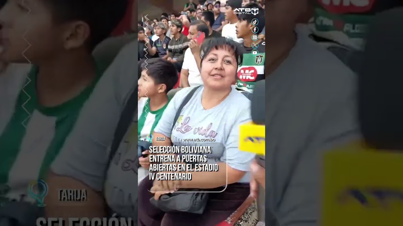 Selección boliviana entrena a puertas abiertas en el estadio IV Centenario