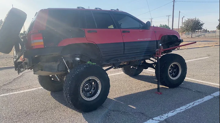 Jeep Grand Cherokee Zj on 38s checks,breaks, small clips and upgrades