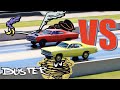 1969 Plymouth Road Runner vs 1971 Plymouth Duster | Factory Stock Drag Race