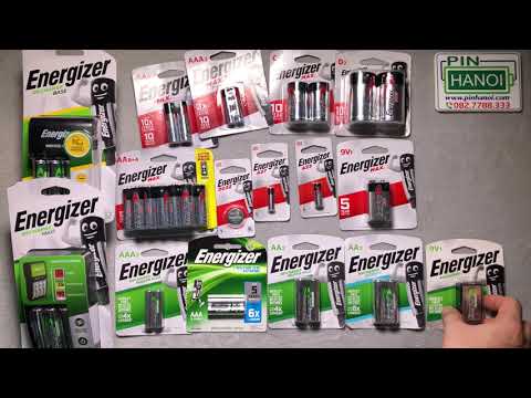 Video: Energizer là loại pin nào?