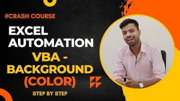 11. Background Color in VBA | Excel Automation | VBA Tutorial #dataanalysis #vba #dataanalytics
