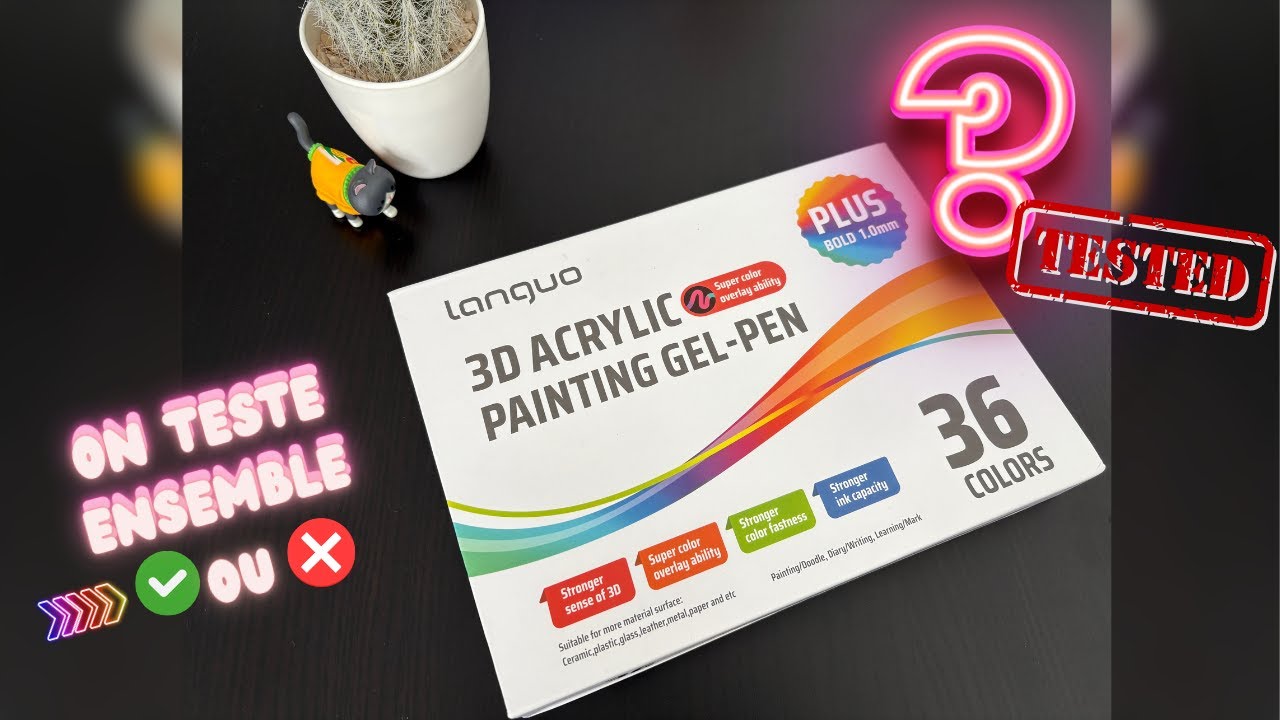 LANGUO 3D GEL PAINT - On teste ensemble!