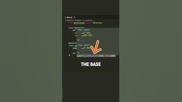 This is what happens when a dataclass inherits from a non-dataclass.☝️💻