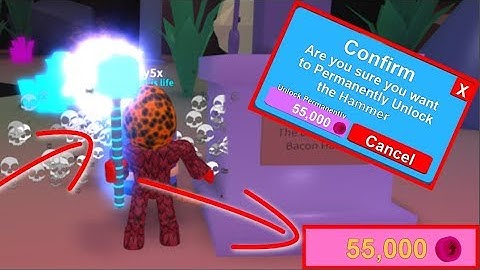 [Roblox] Mining Simulator: GETTING THE Lightning Hammer (RAREST ITEM) (EXTREMLY POWERFULL)