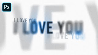 How to create SOFT DREAMY TEXT effect in photoshop | Urdu/Hindi screenshot 1