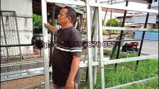 Bengkel Ramah Teknik Jalan Katio Pekanbaru: Intip Pembuatan Pintu Unik & Rak Custom,Kanopi Lengkung