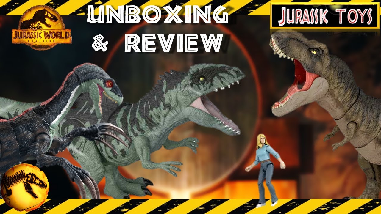 Jurassic World Dominion Epic Battle Pack - 3 figurines Dino avec