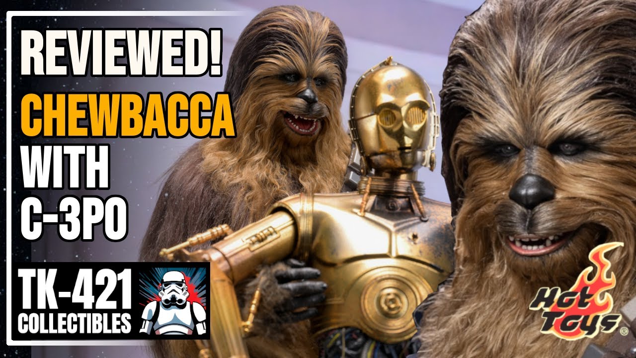 The ULTIMATE Chewbacca! Hot Toys Chewbacca With Disassembled C-3PO 