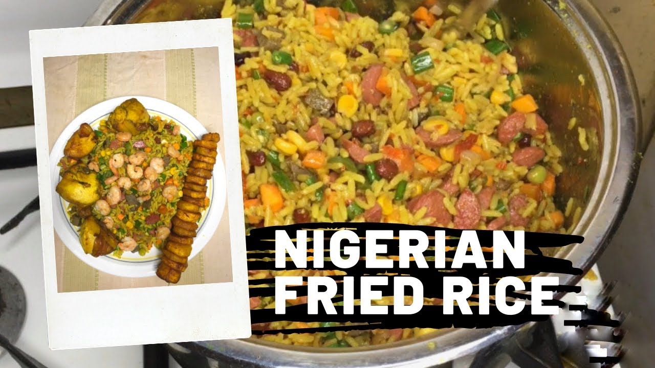 NIGERIAN FRIED RICE/CHICKEN FRIED RICE 
