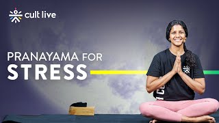 Pranayama For Stress | Yoga For Stress Relief | Yoga At Home | Yoga For Beginners | Cult Live screenshot 5