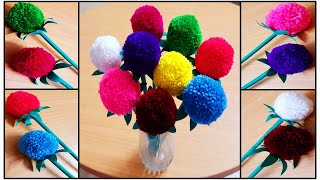 Woolen Flowers/Home Decor/ ArviBestArt