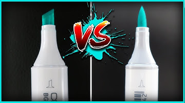Chisel Tip VS Brush Tip ~ Copic Marker Art Challenge (drawing with all my copics)