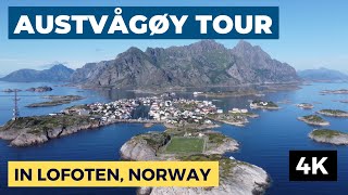 Austvågøy tour july 2021 - Henningsvær football field, Kabelvåg, Sildpollnes, Laukvik - 4K