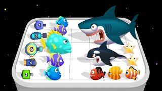 MERGE FISH vs. PLANTS Battle - New Update Plants (Merge War) Battle Merge screenshot 5