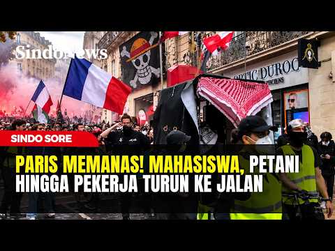 Biaya Hidup Makin Mahal, Mahasiswa hingga Pekerja Gelar Demo Besar di Paris