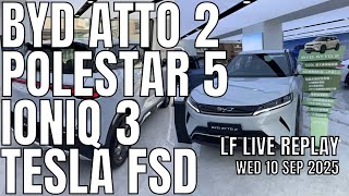 Polestar 5, BYD Atto 2, Tesla FSD News and More! | Wed 10 Sep 2025