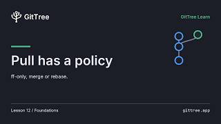 Choose fast-forward, merge or rebase pull in GitTree