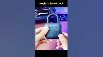 Fingerprint Padlock – Unlock in 0.5 Seconds! 🔒 | Keyless Smart Lock #shorts #smartlock #viral