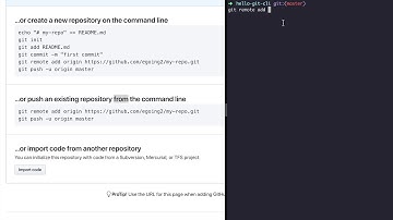 GIT3 - CLI 백업 - 6. 원격저장소와 연결