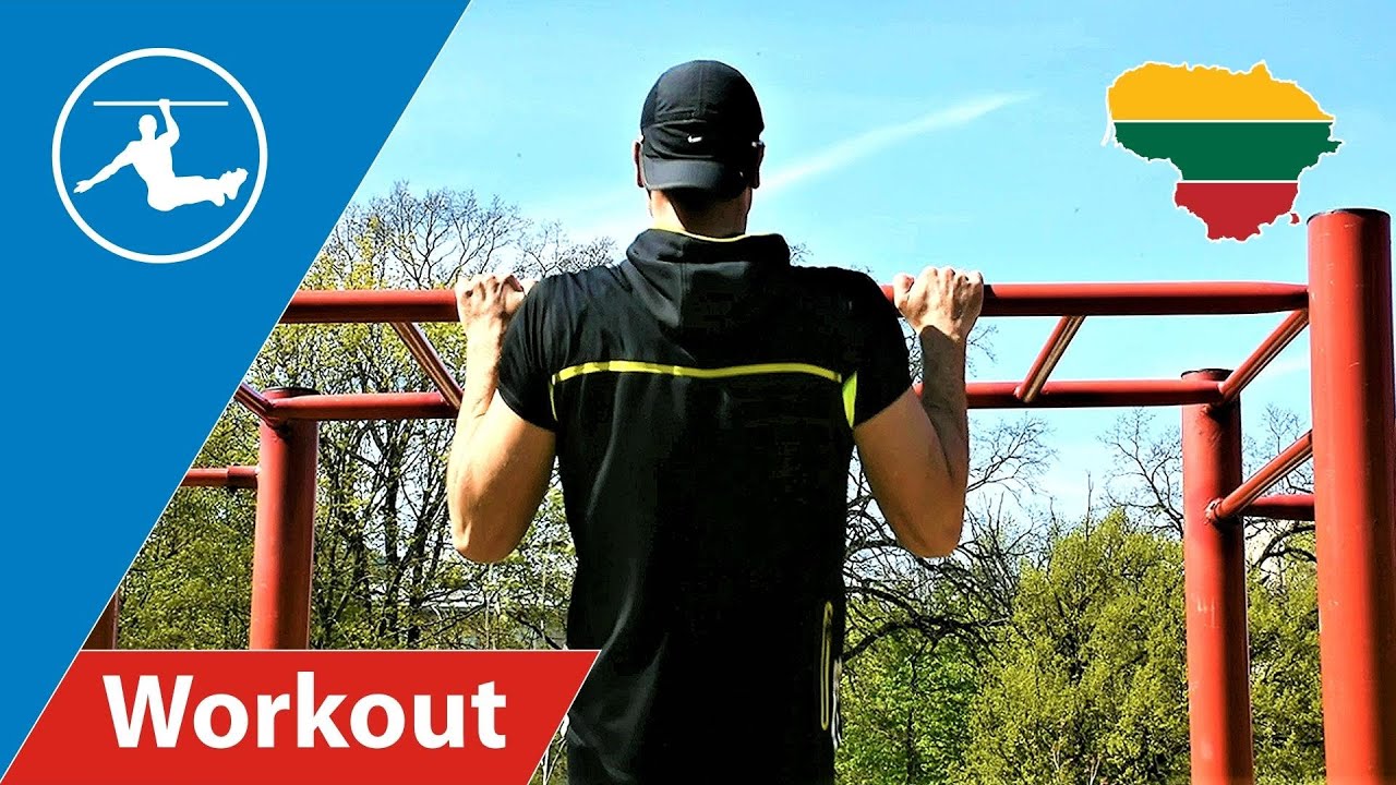 Andrius Vaškevičius PullUp Bar Exercises YouTube