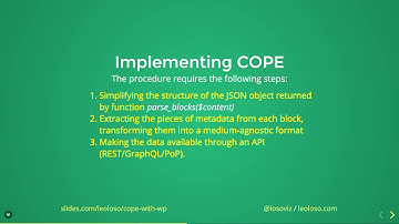 COPE with WordPress - WordCamp Singapore 2019
