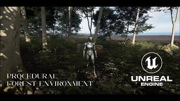 Procedural Forest Environment created using the latest PCGTools in Unreal 5.2