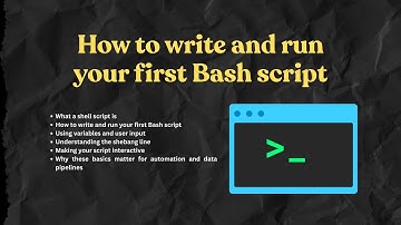 Bash Scripting for Data Science: Write Your First Script (Beginner Friendly)