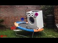 Washing Machine Destruction | Washing Machine Dancing With Rock Inside - Woa Doodles