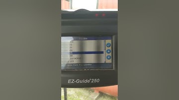 How to change from waas 138 to waas 135 on Trimble ez guide 250