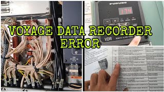 Voyage Data Recorder (VDR) | VDR troubleshooting | Furuno