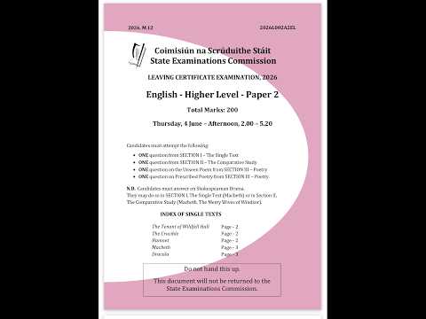2026 Paper 2 Reflection