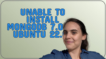 Unable to install MongoDB 7.0 on Ubuntu 22.04