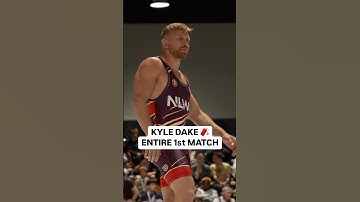 Kyle Dake wastes no time rolling up his first opponent in under 30 seconds at the 2025 U.S. Open