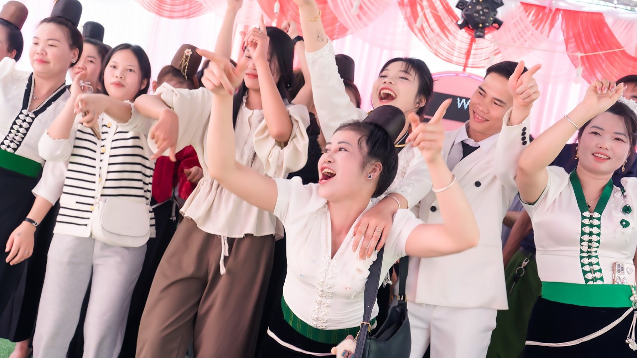 NHẠC SÀN TÂY BẮC CHÚC MỪNG LỄ VU QUY THÙY LINH & AN THÀNH BẢN CHAN CHIỀNG CHIỀNG SUNG SƠN LA