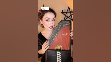 90 second intro to the autoharp! #annievennom #autoharp #countrymusic #tutorial #musician
