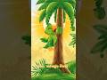 Green parot eating mango in garden #greenparrot #kidsvideo #kidplay #viral #trending #kids