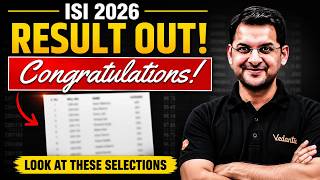 ISI 2026 Result Out | VOS Achievers & Top Selections Revealed | Abhay Sir