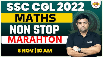 SSC CGL 2022-23 | MATHS CLASSES | NON STOP MATHS MARATHON | MATHS BY SANJAY SIR