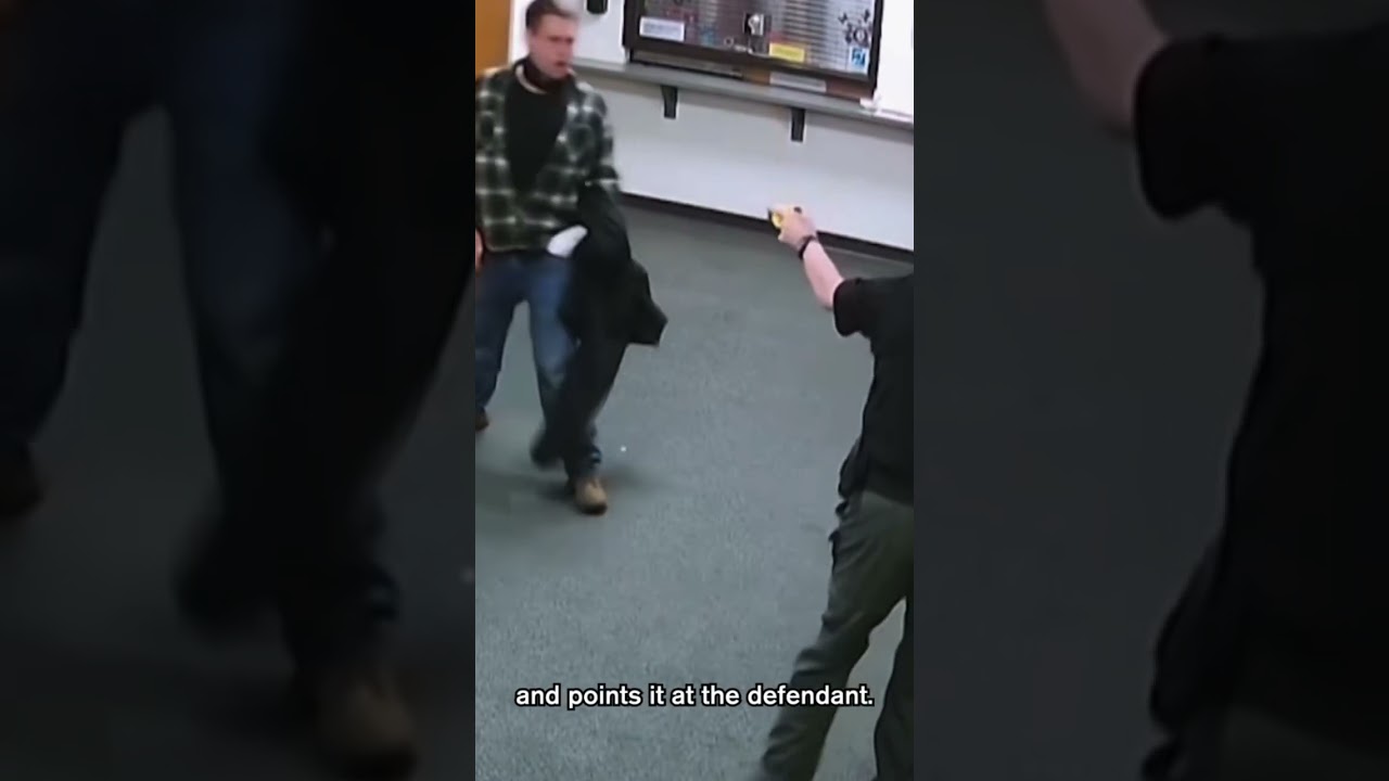 A defendant fights a judge and an officer in a wild escape attempt 