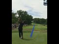 Gary Woodland tops tee shot on the ninth at the BMW Championship! 😮