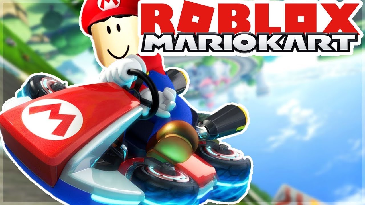 Roblox Mario Playing Mario Kart In Roblox Youtube - roblox kart