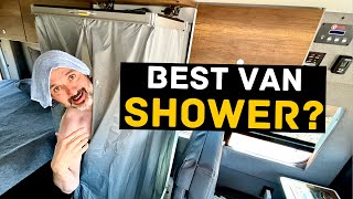 Best VAN LIFE SHOWER Ever!! (Halo Shower by Storyteller Overland)