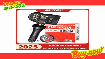 Autel MX-Sensor TPMS Sensors 2in1 315MHz + 433MHz Frequencies Press-in Tire Replacement Au