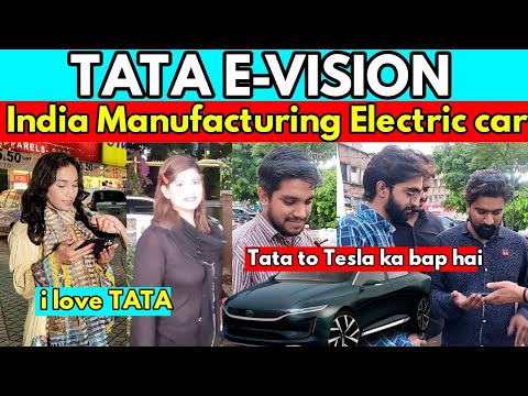 Tata E-VISION Concept | Pakistani Public Reaction | Indian Local Manufacturing