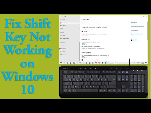 Fix Shift Key Not Working on Windows 10/11 [Tutorial] 2026 - YouTube